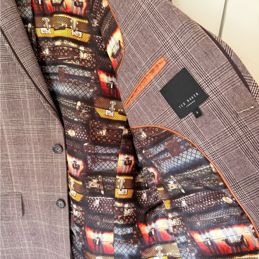 Ted Baker Classic Checkered Blazer - Picture 2 of 3